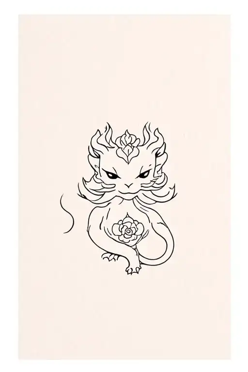 pixiu tattoo design idea