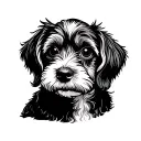 Cockapoo tattoo design idea