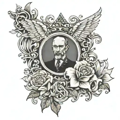 For With God Shall Nothing Be Impossible tattoo design idea