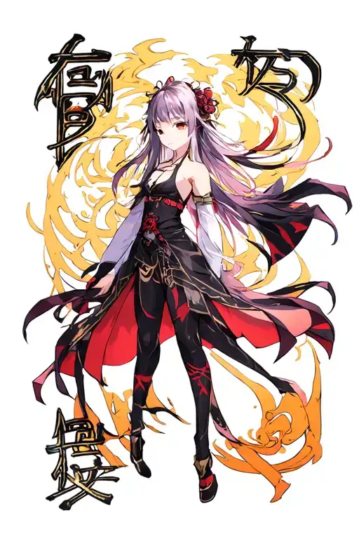 Gojo Satori Sukuna domain expansion tattoo design idea