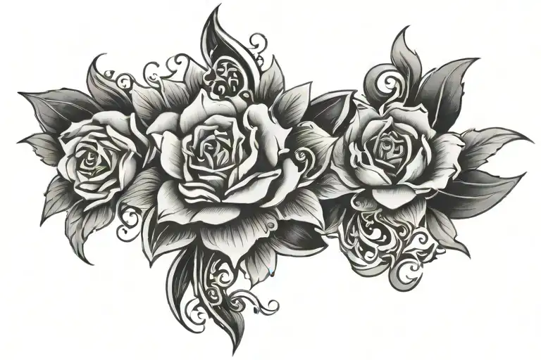 number 999 tattoo design idea