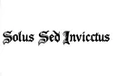 "Solus Sed Invictus" tattoo design idea