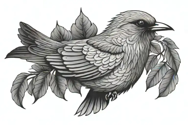 Turul Bird hungary tattoo design idea