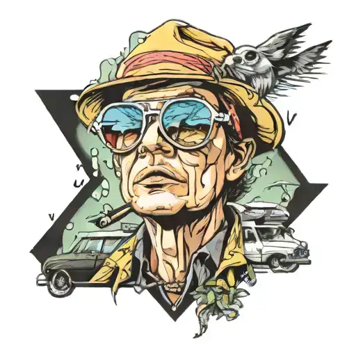fear and loathing in las vegas tattoo design idea