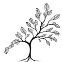 Tree with DNA strand-shaped branches symbolizing life tattoo design idea