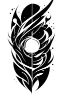 Filler Space tattoo design idea