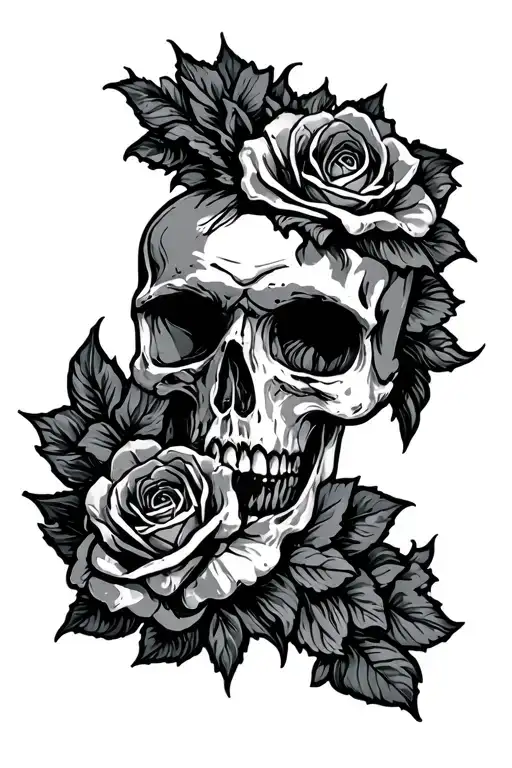 Love is against evil tattoo design idea