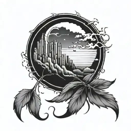 Design a funny tattoo around these lyrics by skz: “Like the sun sleeping in the night skyI want to sleep comfortably  tattoo design idea