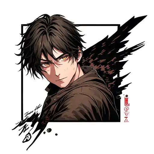 levi Ackerman attack on titan tattoo design idea