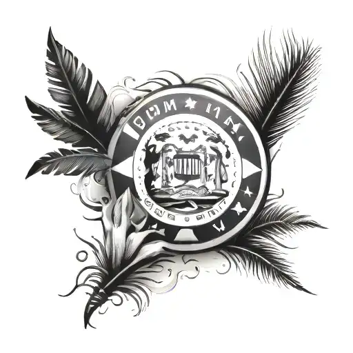 Dominican Republic tattoo design idea