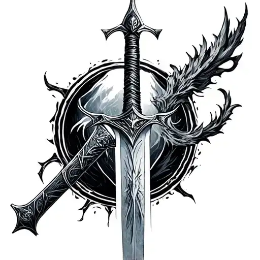 witcher sword, long sleeve tattoo design tattoo design idea