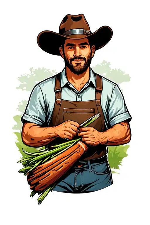 dad memorial, strong farmer, loved him so much tattoo design idea