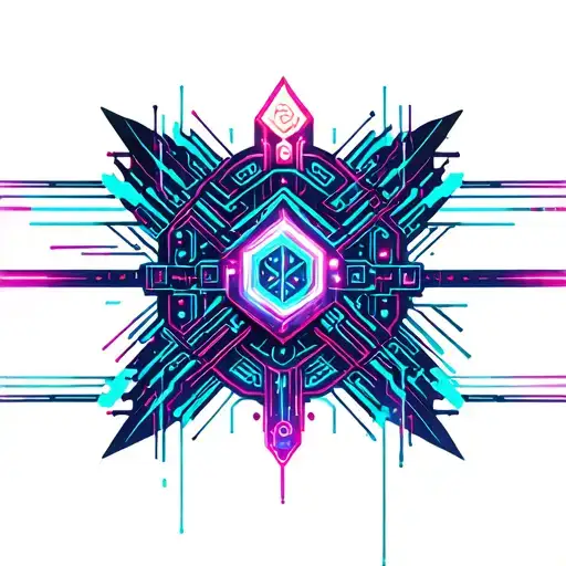 Pectoral tattoo design idea