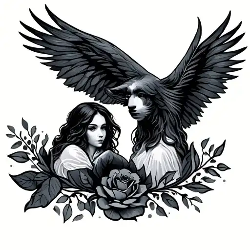 Family Protector tattoo design idea