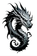 dragon tattoo design idea