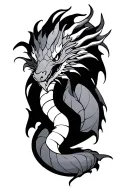 dragon tattoo design idea