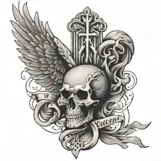 Yahweh is the Lord tattoo design idea