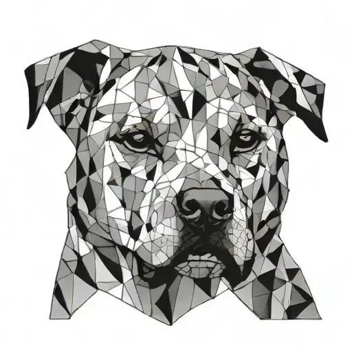 canarian dog breeds contempt" surrounded tattoo design idea