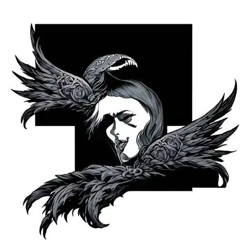 never hesitate tattoo design idea