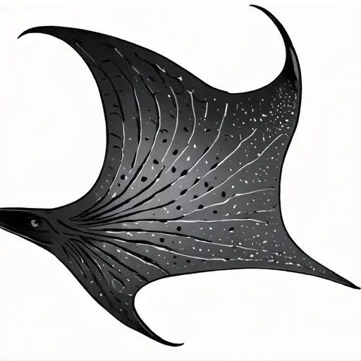 Eagle Ray tattoo design idea