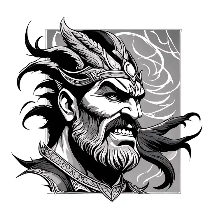 Ravana tattoo design idea