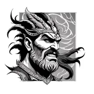 Ravana tattoo design idea