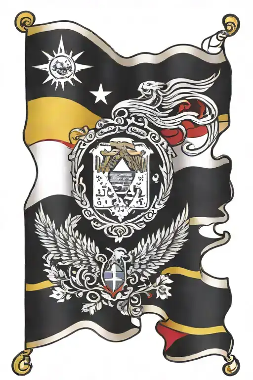 colombian flag plus tattoo design idea