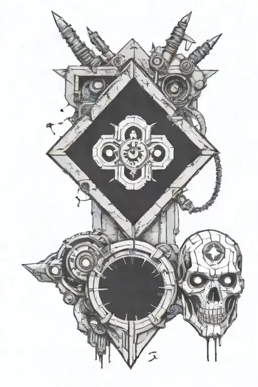 Borderlands 3 tattoo design idea
