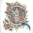 garden gate book tattoo design idea