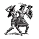 Viejitos dance Michoacan Mexico tattoo design idea