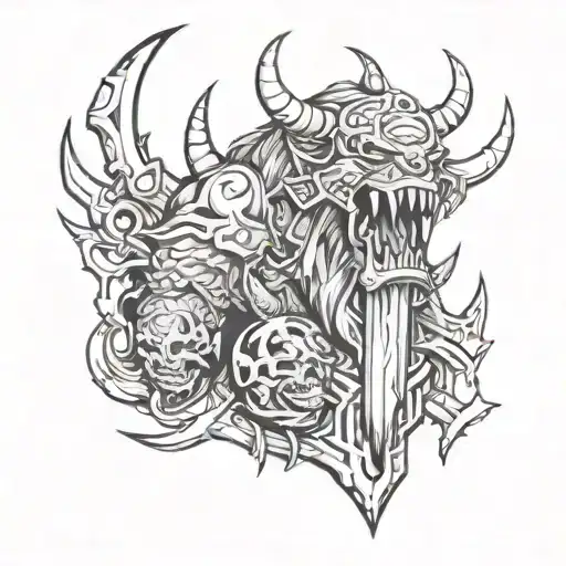 berserker ruin tattoo design tattoo design idea