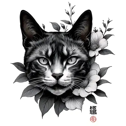 Korean tattoo design idea