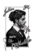 "julian jr maria fe nathalie" dna strand tattoo design idea