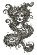 Henna tattoo design idea