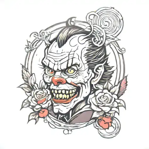 Stephen King It tattoo design idea