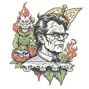 Stephen King It tattoo design idea