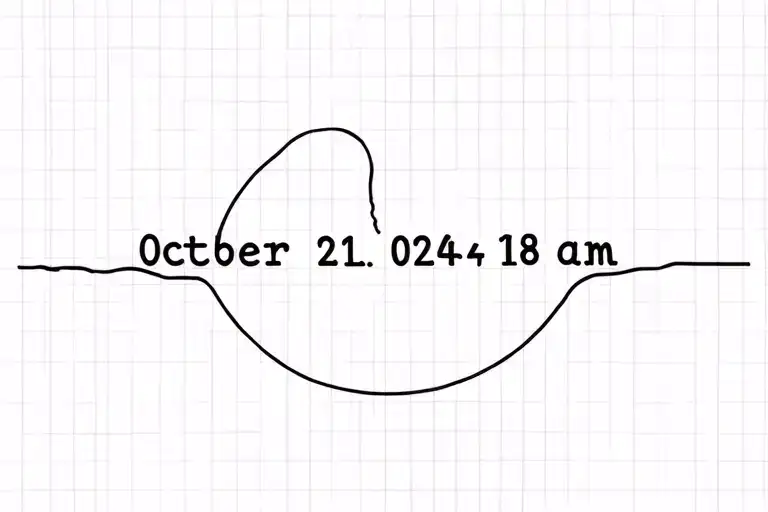 "October 21, 2024 8:18 am" Date and Time tattoo design idea