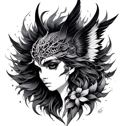 Helios tattoo design idea