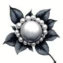 String Of Pearls tattoo design idea