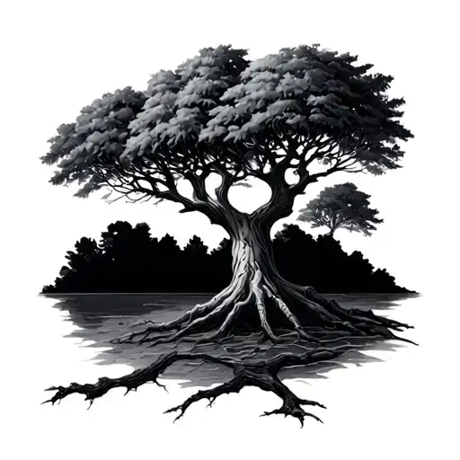 Xxxtentacion Tree tattoo design idea