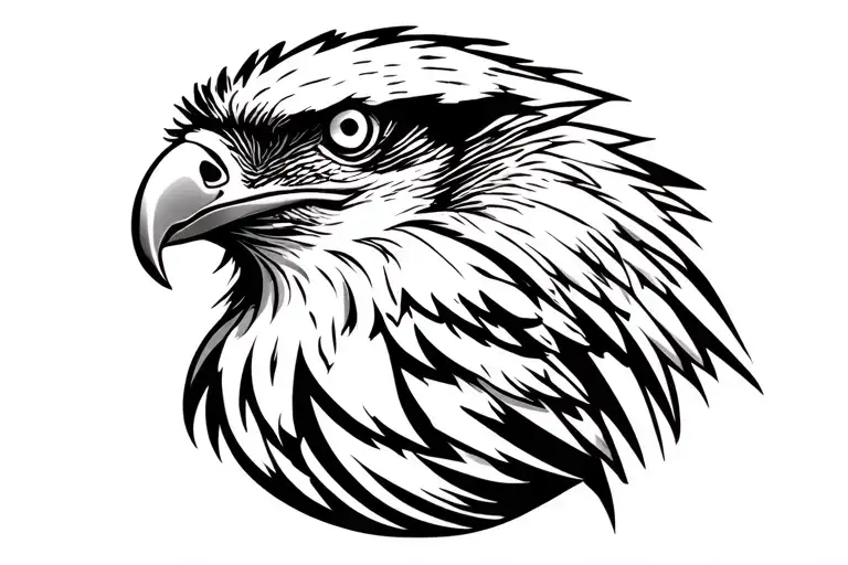 Philippine eagle tattoo design idea