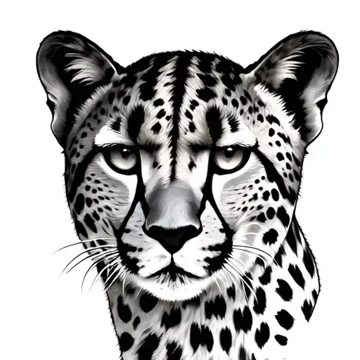 Cheetah Print tattoo design idea