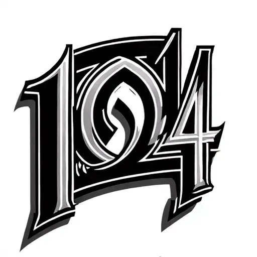 1974 Roman Numerals tattoo design idea