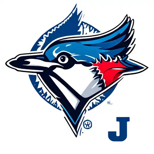 toronto blue jays logo with an L and J tattoo design idea