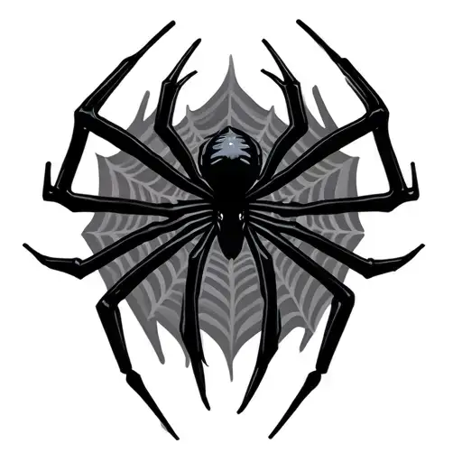 Spiderweb Nipple tattoo design idea