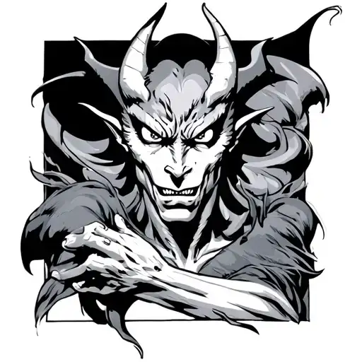 Devilman 1987 cartoon tattoo tattoo design idea