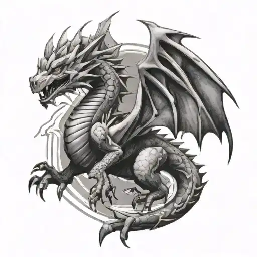 Zelda Dragon tattoo design idea
