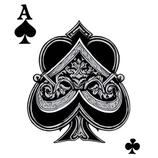 locked sissy cuckold spades bbc tattoo design idea