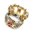 Ring shining tattoo design idea