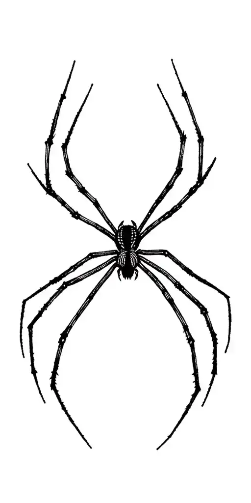 Spider tattoo design idea
